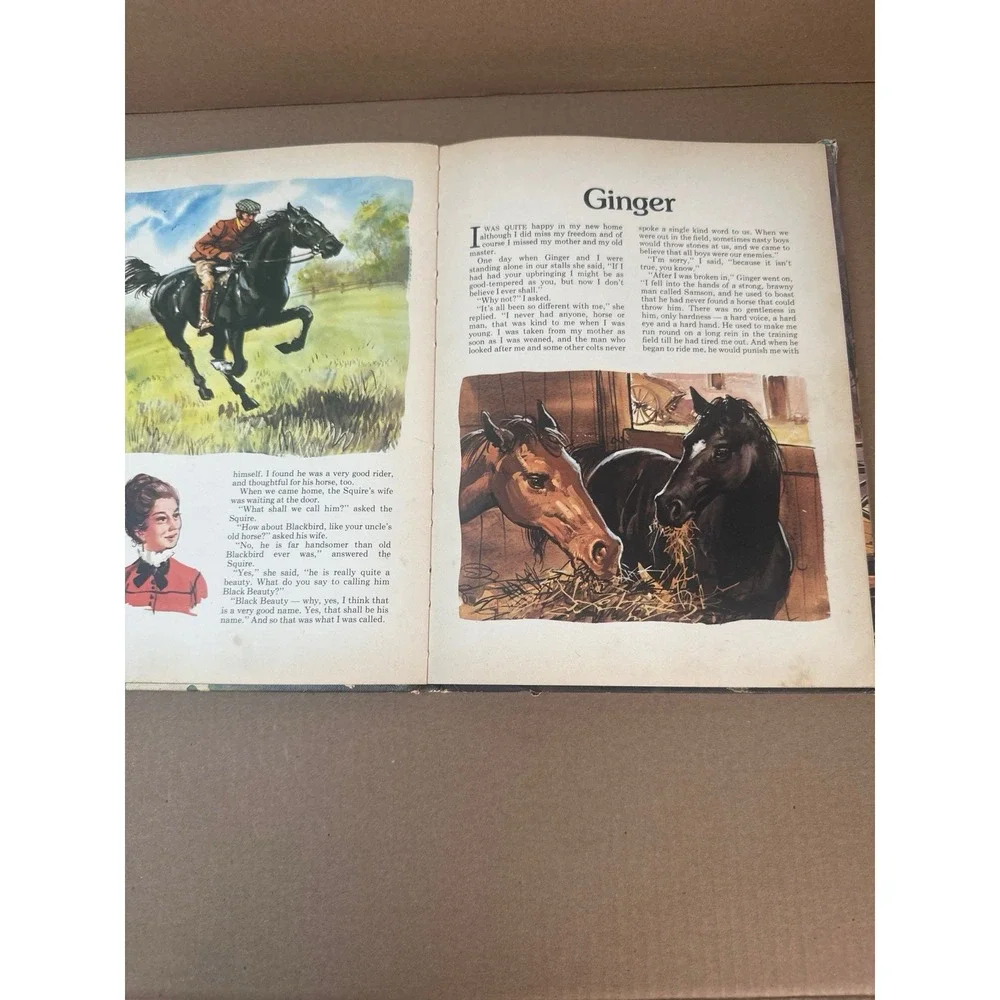 Vintage Black Beauty A Golden Book Hardcover 1970s